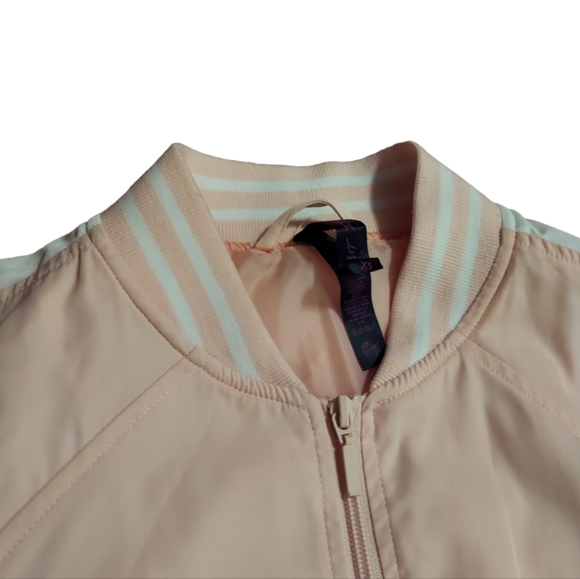 Betsey Johnson Performance Side Stripe Bomber Jacket - Picture 6 of 15